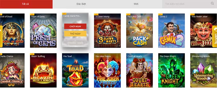 Những trò chơi slots hấp dẫn của PNG tại VN88