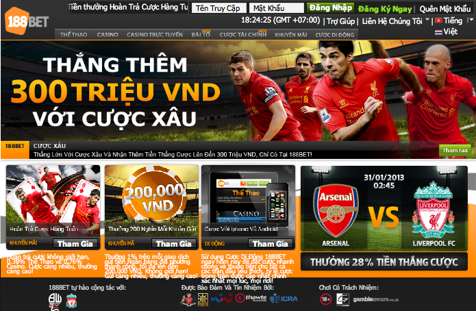 188BET– Nhà cái uy tín số 1 Việt Nam Link vào 188bet mới nhất