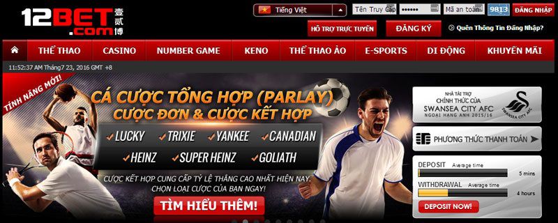 12BET – Đánh giá, Giới thiệu & Link vào 12bet mới nhất 2021
