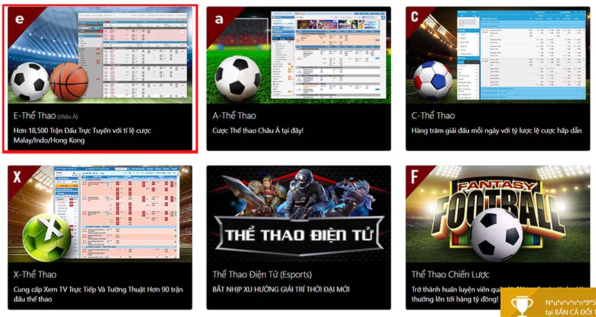 cá cược e-thể thao Vn88