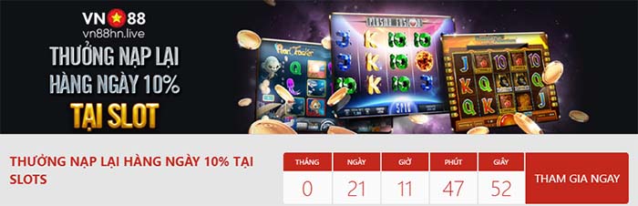 khuyến mãi thưởng nạp lại tại Vn88 khuyến mãi thưởng nạp lại tại Vn88
